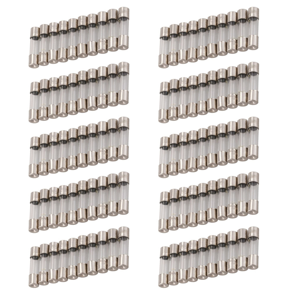 100Pcs 250V 0.2A 200Ma Quick Fast Blow Glass Fuses Tubes 5Mm X 20Mm 6032948365778