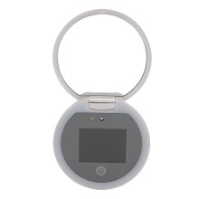Travel UV Mirror 3.5in, 13000-15000K, 2X Mag, Beige White