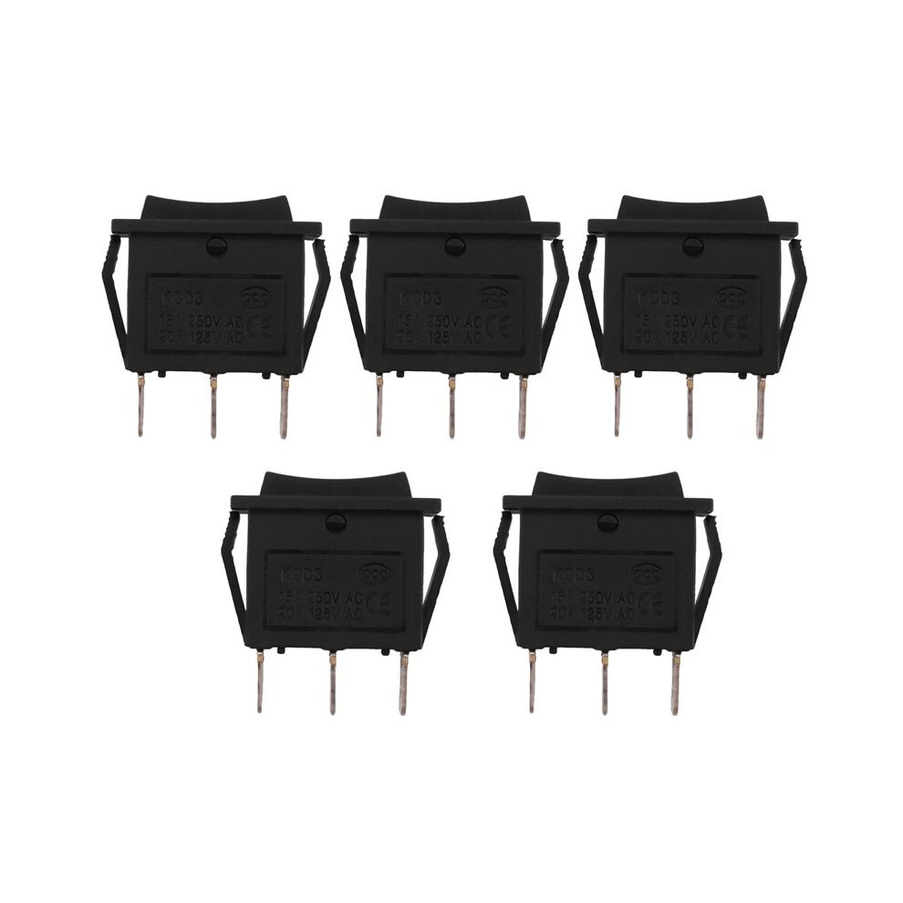 5X Ac15a/250V 20A/125V 3 Pin Spdt -Off- 3 Position Snap Rocker 6033692505939