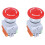 2X Red Mushroom Cap 1No 1Nc Emergency Stop Push Button  Ac 660V 10A 1