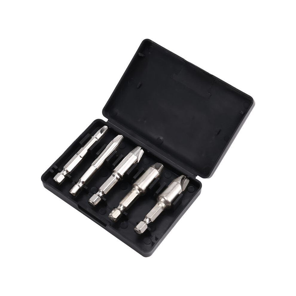 5Pcs Damaged Screw Extractor Drill Bit High Speed Steel Double Easily Take Out Side Drill Out Broken Screw Remover Bolt 6033169676711
