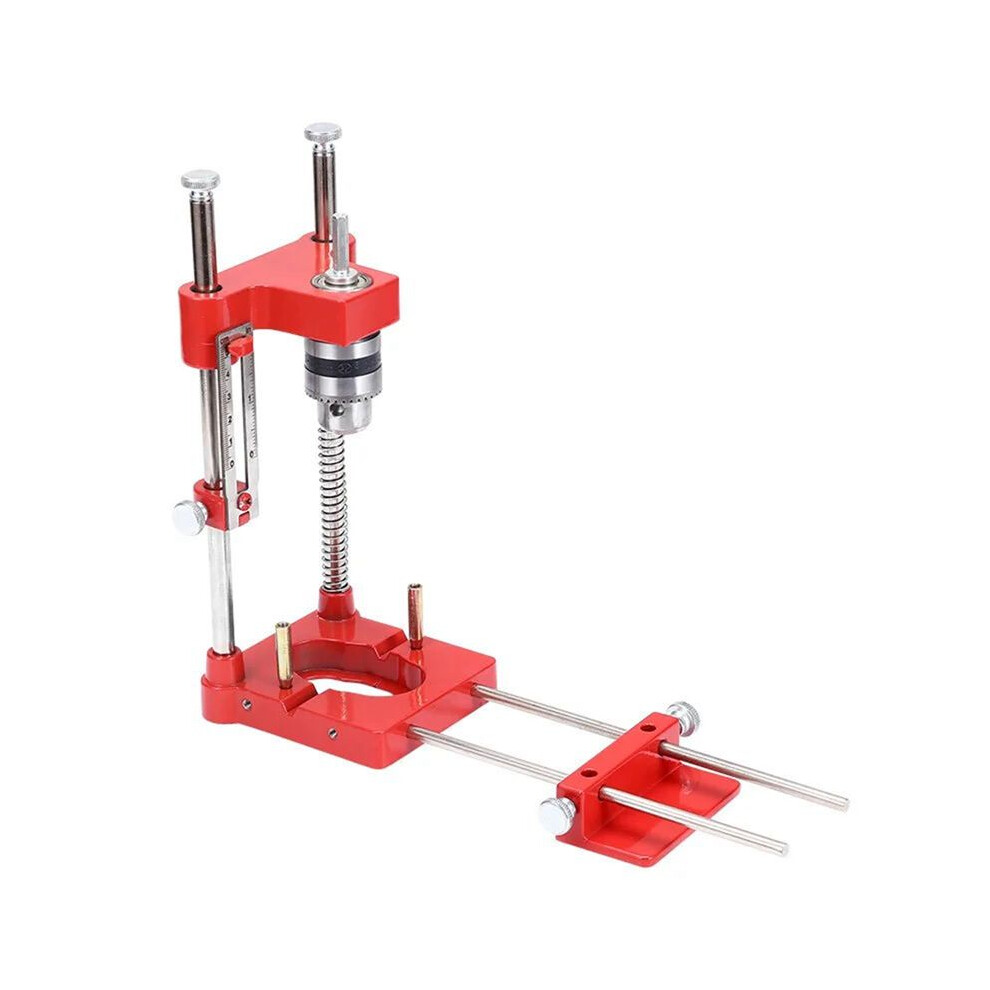 Woodworking Drill Locator Drilling Jig Punch Locator Holder Drill Guide Fixture Scale Positioner Drill Guide Dowel Jig 6033797236318