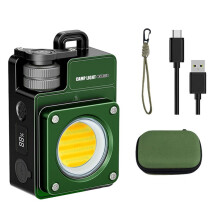 Ultra Bright 3500LM Camping Light USB-C Rechargeable 5 Light Modes Portable for Outdoor Emergency Green