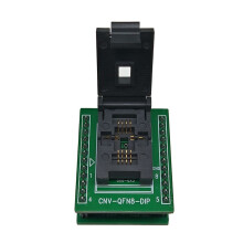 ZóCalo de ProgramacióN QFN8 DFN8 WSON8, Paso de Pin, 1,27Mm, IC, TamañO del Cuerpo, 6X8Mm, Enchufe de Prueba Tipo Concha, Adaptador ZIF, Enchufe