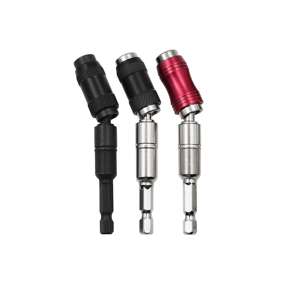 3Pcs Magnetic Pivot Drill Bit Holder, Magnetic Swiveling Bit Tip Holder, Quick Release Flexible Screwdriver Bit Holder A 4713901453788