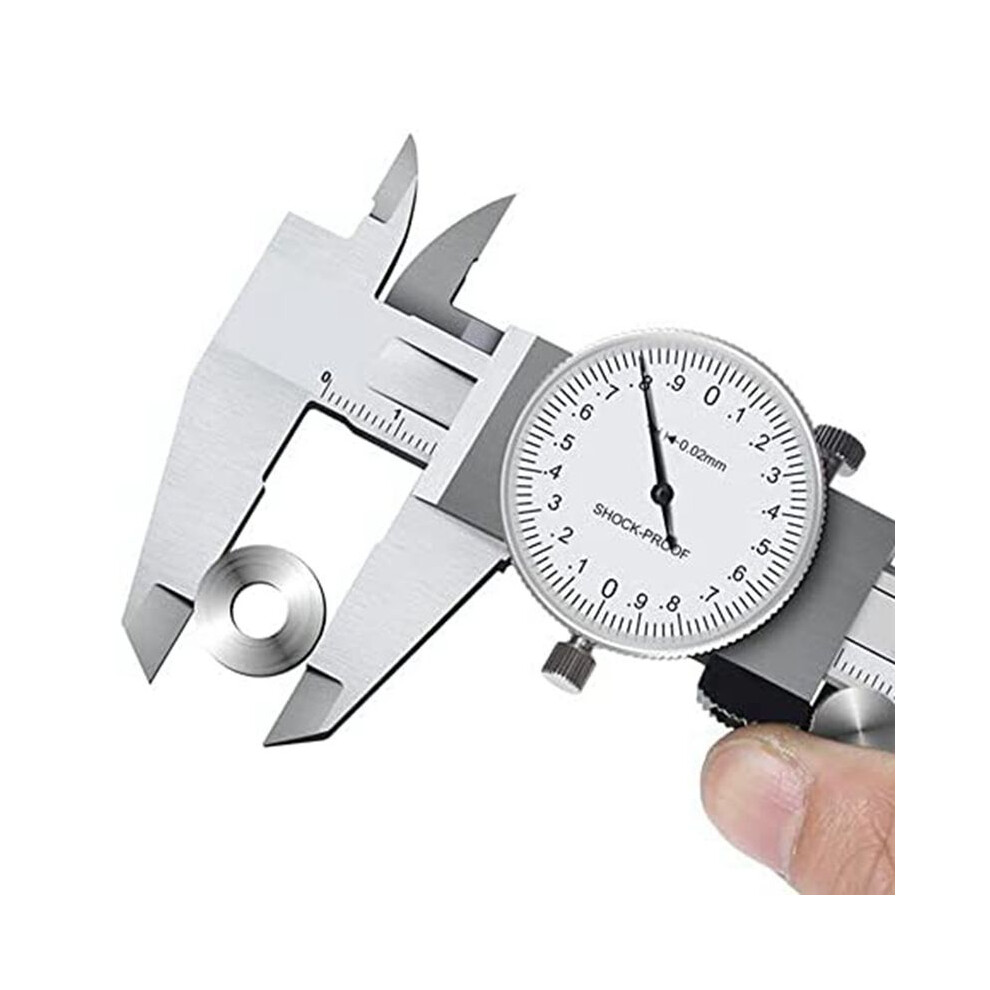 0-200Mm Metric Gauge Measuring Tool Dial Vernier Caliper Shock-Proof Vernier Caliper 0.02Mm (Tgbk150-0-200Mm) 4711474524973