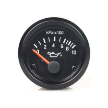Engine Parts Oil Pressure Gauge Meter 12V 0-10bar Truck Meter 52mm Generator Set Car Accessories