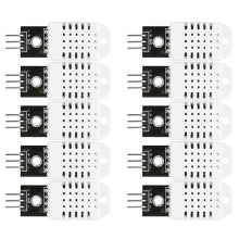 10 PCS para DHT22 Sensor Digital de Temperatura y Humedad MóDulo de Temperatura y Humedad AM2302 Bloques de ConstruccióN ElectróNicos