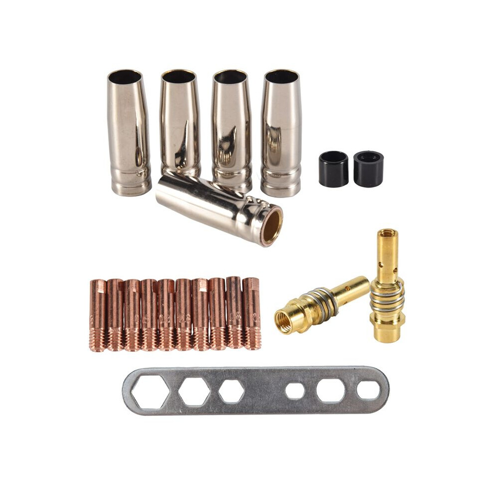 20Pcs Nozzles Contact Tips Holders Mig Consumable Accessory For 15Ak Mb15 Mig Mag Co2 Welding Torch 6033077640644