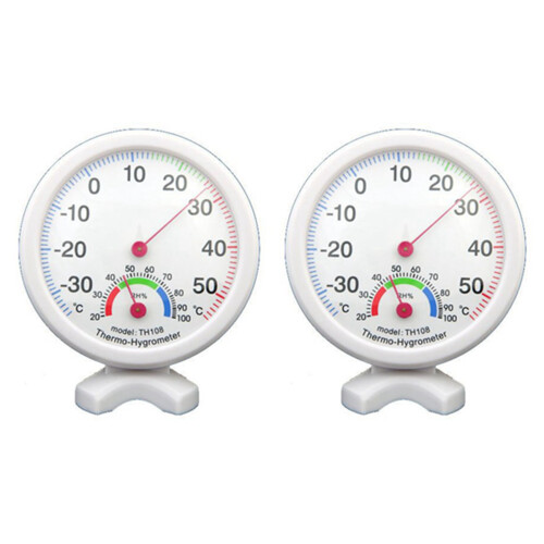 2X Hygrometer Humidity Thermometer Temp/Temperature Meter
