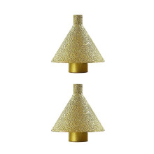 2pcs M10 Grinding Stone Chamfering Bits for Angle Grinders,Tile Ceramic Trimming Cone Carve Polishing Grinding Wheel 50mm
