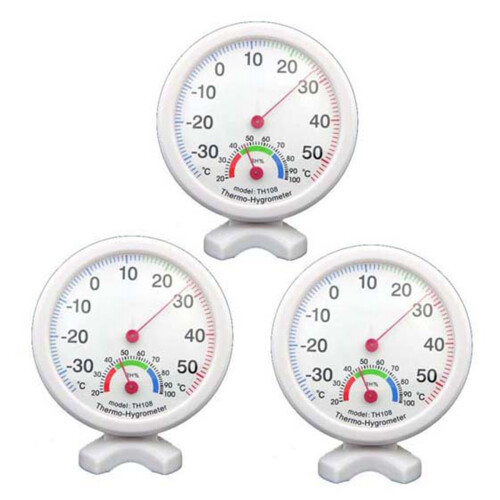 3X Hygrometer Humidity Thermometer Temp/Temperature Meter 1
