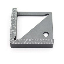 Height Gauge Depth Aluminum Alloy DIY Woodworking Tablesaw Height Measurement Tool