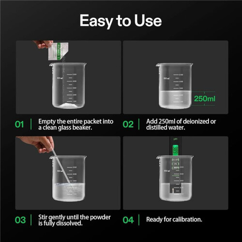 36-Pack PH Meter Buffer Solution Powder, PH 6.86/4.00/9.18, PH Buffer Powder for Precise & Easy PH Tester Calibration