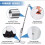 Spray Microfibre Pad Floor Cleaning Mop for All Floor Types Bottle W/ 2 Pads 4