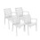 Pack 4 sillas de exterior Maui 3