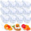 300PCS Unbreakable Drop Appetizer Plates Tableware Reusable Plastic Tasting Cup Sauce Dish Ice Cream Cup Caviary A 2