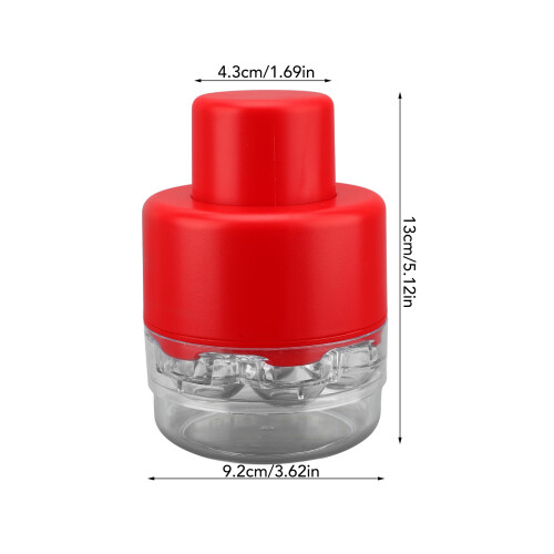 7 Holes Multi Cherry Pitter, Red, Quick Release & Multifunctional Kitchen Tool 1