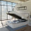Canapé básico 150x190 cm en blanco Luxury 3D 4