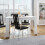 Pack salón con mesa de centro y mesa de comedor Alix Max 6