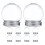 10Pièces Globes Transparent Kit D'artisanat Noël 11