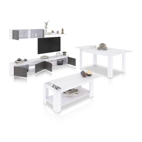 Pack salón con mesa de centro y mesa de comedor Arlet Max 1