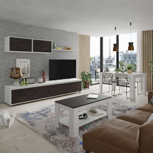 Pack salón con mesa de centro y mesa de comedor Arlet Max 2