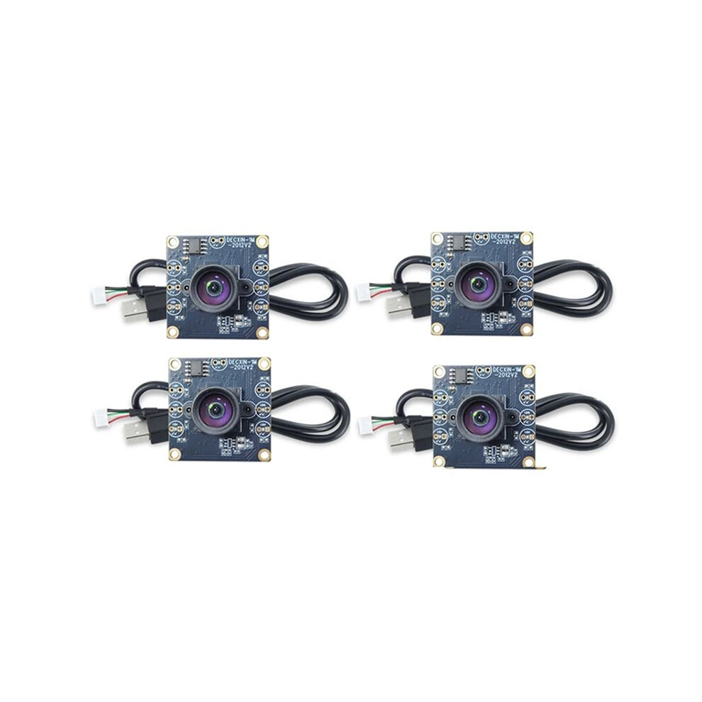 4Pcs Usb Camera Module 100 Degree 1Mp Ov9732 1280X720 Usb Free Driver Manual Focus With 60Cm Cable For Winxp/7/8 4713648955088
