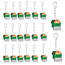 20 Pcs Dumpster Acrylic Keychain Novelty Nurse Teacher Emotional Support Appreciation Gifts