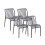 Pack 4 sillas de exterior Jamie 2
