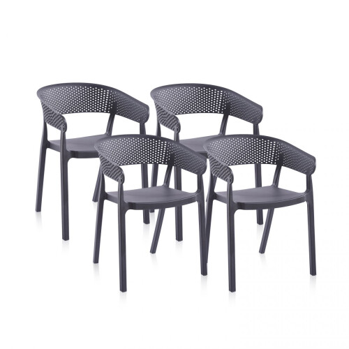 Pack 4 sillas de exterior Diza 2