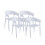 Pack 4 sillas de exterior Diza 6