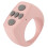 Bluetooth Remote Control Ring 10M Range 200mAh Pink for Video & Books 14