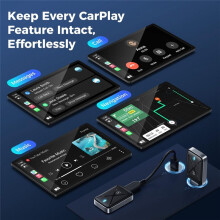 Draadloze CarPlay-Adapter voor IOS, CarPlay Dongle-Adapter, Converteer Bekabelde Naar Draadloze CarPlay-Adapter