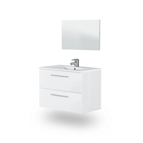 Pack de baño con lavabo cerámico Feel S 2