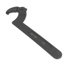 Durable Hook Spanner For Mechanical Repairs, CRV Material Ergonomic Lightweight Wrench With Adjustable Opening Size Suitable For Vehicle Machinery