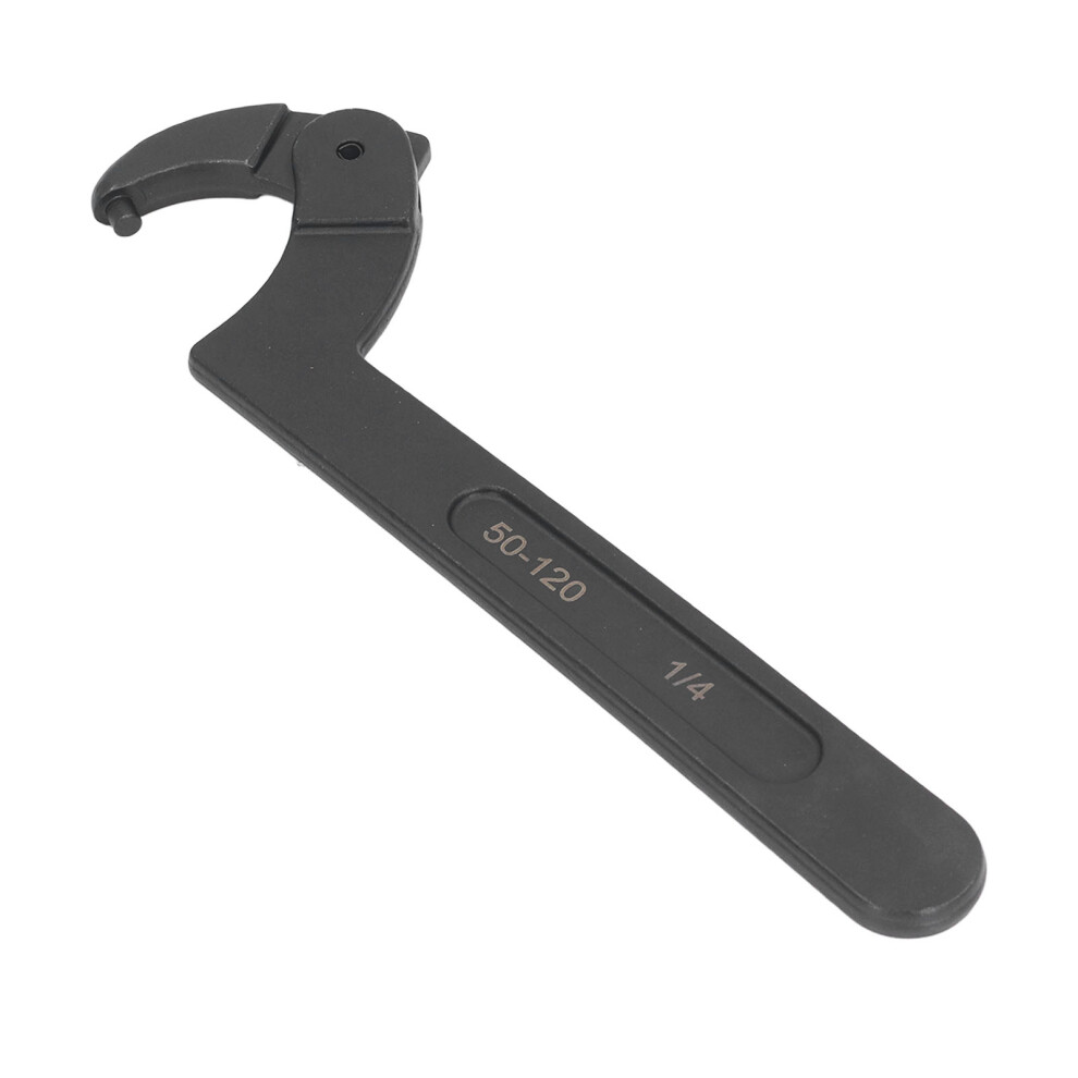 Durable Hook Spanner For Mechanical Repairs, Crv Material Ergonomic Lightweight Wrench With Adjustable Opening Size Suitable For Vehicle Machinery 9489952180304