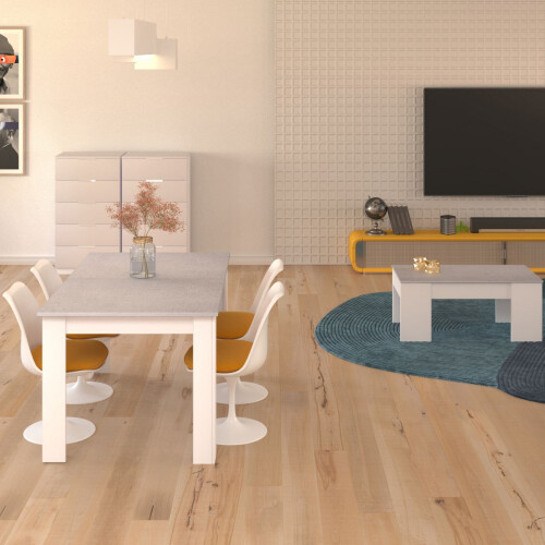 Pack mesa de comedor 140 y mesa de centro Vita 1