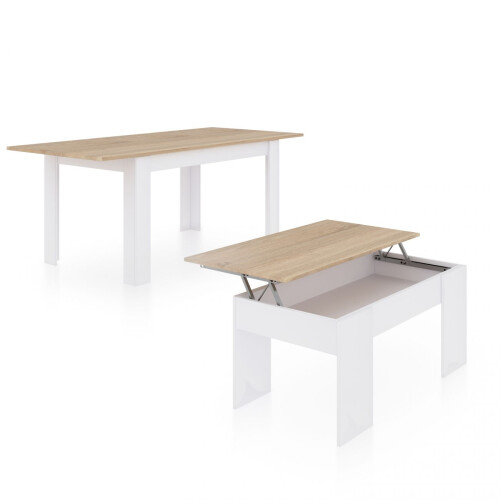 Pack mesa de comedor 123 y mesa de centro Vita 1