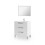 Pack de baño con lavabo cerámico Feel 5