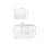 Mueble de baño con espejo Feel 2 cajones 7