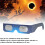 10Pcs Solar Eclipse Viewing Glasses Eye Protection for Kids Adults 5