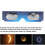 10Pcs Solar Eclipse Viewing Glasses Eye Protection for Kids Adults 3