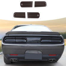 Smoked Tail Light Cover Trim for Challenger 2015-2023 Car Taillight Lamp Cover Exterior Accessories