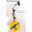 Adjustable Instrument Stand with Rackmount Bracket Clip Microphone Clip Soft Rubber Shock-Absorbing Structure for Cello 8