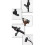 Adjustable Instrument Stand with Rackmount Bracket Clip Microphone Clip Soft Rubber Shock-Absorbing Structure for Cello 10