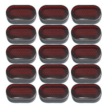 15Pcs Electric Scooter Tail Lights Led Rear Lampshade Brake Rear Lamp Shade for M365 Scooter Skateboard