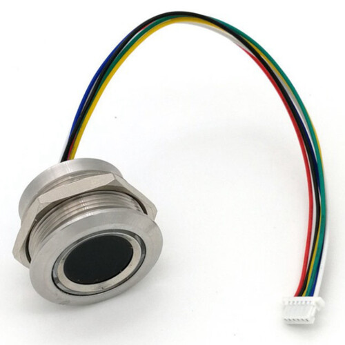 2X R503 Circular Round Two-Color Ring Indicator LED Control DC3.3V MX1.0-6Pin Capacitive Fingerprint Module Sensor 2