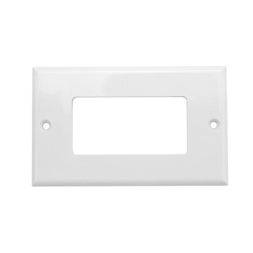 4X  2- Wall Face Plate Panel Outlet 1080P Cover Coupler Socket HOT 1