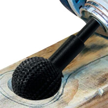 Fraise Rotative à Bille, Lime Rotative pour le Travail Du Bois de 10 Mm, Outil de Sculpture sur Bois, Affûteuse de Fraises Rotatives pour la Gravure